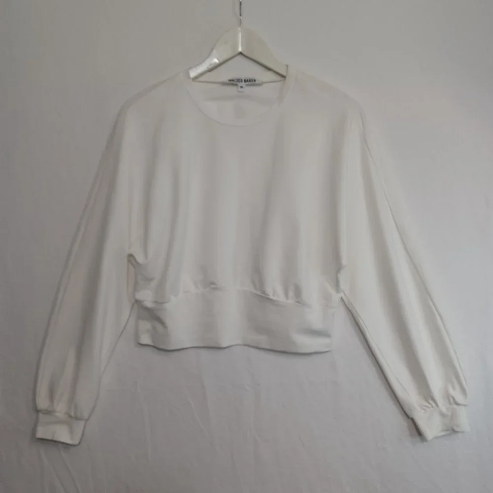 Walter Baker Cropped Top White Stretch - Picture 2 of 8